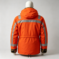 Veste de chasse réversible camouflage orange