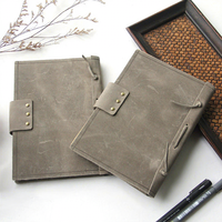 Bloc-notes quotidien pour le bureau, hommes et femmes, papier non ligné, carnet d'écriture, journal en cuir fait main vintage antique