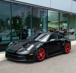 Jantes <span class=keywords><strong>de</strong></span> course SY-1039 légères forgées rouge satiné FI-R FIR haute performance OEM à blocage central pour 911 992 Turbos BMW - Product Image 3