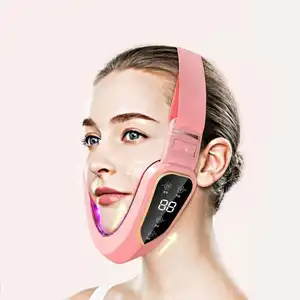 V Shaping Facial Beauty Device Double Chin Shaping Facial Lifting Electric LED Light Slimming Machine