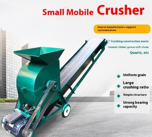 Broyeur de pierre portatif de poudre de charbon de machine de concassage de roche de haute qualité pour le petit broyeur d'engrais organique - Product Image 2