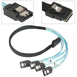 Cable de Conexión de Datos Mini SAS 36P SFF 8087 7P Macho a Hembra 4* SATA 7P para Disco Duro Mini SAS - Product Image 4