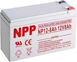Npp 12v-8ah V 8 có thể sạc lại niêm phong chì axit Pin cho báo động nhà Hệ thống an ninh & UPS/xe điện 12V chì axit Pin - Product Image 1
