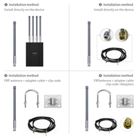 Antenne extérieure en fibre de verre haute puissance longue portée à gain élevé 1550-1620 6dBi IP67 GSM LTE Lora RFID pour PMR et réseau privé