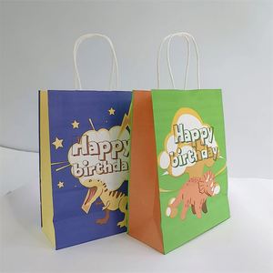 Sac cadeau KUAIMA sur le thème des dinosaures pour fête d'anniversaire d'enfants, emballage de bonbons, personnalisation en gros - Product Image 6