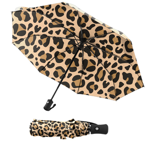 Promotional Golf Folding <b>Umbrella</b> with Custom Logo 3 Fold <b>Large</b> Travel <b>Umbrella</b> Windproof Strong Frame UV Protection - Product Image 5