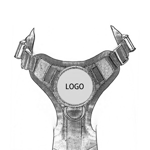 <span class=keywords><strong>Minerva</strong></span> Diseñador Patrón personalizado Entrenamiento táctico resistente Alta calidad Impresión personalizada Correas <span class=keywords><strong>de</strong></span> nylon Arnés duradero para perros - Product Image 4