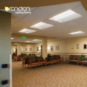 Brandon 18W 24W Instalación Ronda Led Luz de techo 2835 Led Troffer Panel Luz 595*595 para oficina Hospital - Product Image 2