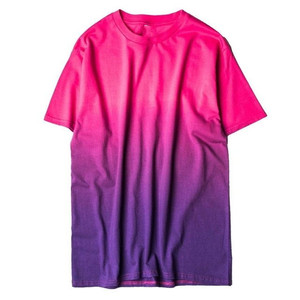 Top Ranking de productos en ropa de calle a granel Dip Dye <span class=keywords><strong>Over</strong></span> <span class=keywords><strong>Size</strong></span> Pour Hommes Gradient Fabric T Shirt <span class=keywords><strong>Camisetas</strong></span> Para Hombre. - Product Image 1