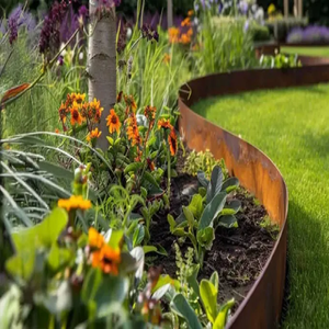 YW Industrieel Hoogwaardig Metaal Staal Zwart Hoog Consistent Grasrand Landschapsrand - Product Image 1