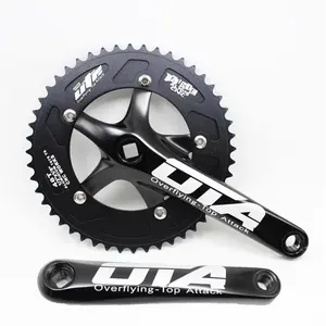 ओटीए 48 टी 130 बीसीडी सड़क बाइक एकल गति तय गियर Crankset बाइक क्रैंक सेट बाइक Chainwheel श्रृंखला अंगूठी