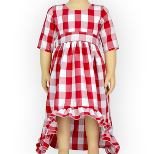 Falda Larga con Estampado Floral Personalizado, Ropa de Boutique para Bebés, Vestido Abullonado de Manga Larga para Niñas Pequeñas, Ropa de Otoño - Product Image 1