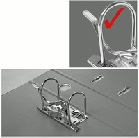 Offre Spéciale : Classeurs Professionnels A4 Multicolores en Plastique PP Rigide avec Pince à Levier et 2 Anneaux Métalliques pour Organisation