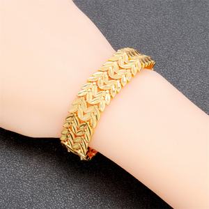 Bracelet de luxe plaqué or 24 carats JXX, bijoux de qualité, vente en gros, bracelets à breloques tendance pour femmes, cadeau pour femmes et hommes - Product Image 3