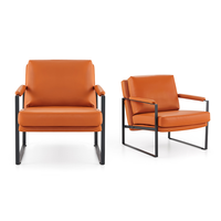 Chaise moderne de canapé de réception de bureau avec le dossier simple pour le salon et le bureau chaise longue de loisirs de salle d'attente