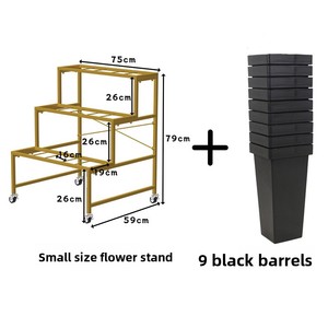 Nuevo Soporte de Metal para Macetas, Estante para Floristería, Soporte para Flores Artificiales, Exhibidor de Flores - Product Image 5