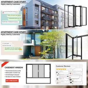 Fenêtre à battant en aluminium pour le développement immobilier en Afrique avec <span class=keywords><strong>double</strong></span> vitrage et système de verrouillage sécurisé - Product Image 5