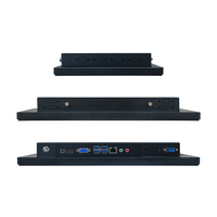 Moniteur tactile encastré 12V 15,6 pouces, tablette PC avec système d'exploitation Linus, RS232, RS485, USB 3.2, 4G LTE pour distributeur automatique, HMI, kiosque