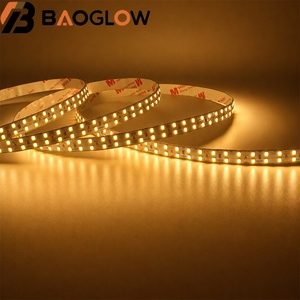 2 Rows Dual Row SMD2835 LED Strip 240LED/M 2.5cm Cuttable DC24V 18W/M 10mm 18/25 Copper-Aluminum PCB Ra85 Flexible Indoor Light - Product Image 2
