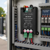 Contrôleur de portail 4G LTE WH-120 Ultra Version UE Boîtier Noir Appel Gratuit SMS Commutateur Relais à Distance Portails Coulissants Automatiques pour Entrée