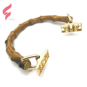 LiHui Tay Cầm Phổ Biến Phần Cứng Túi Tròn Tre Hình Chữ <span class=keywords><strong>U</strong></span> Acetate Tùy Chỉnh Tay Cầm Cho Túi Xách - Product Image 2