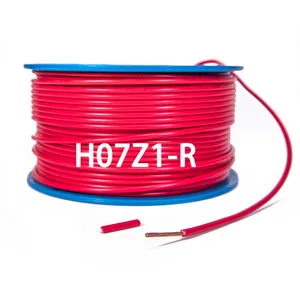 Electrical House Wiring Materials H07Z1-R 450/750V LSZH Compound Stranded Single Core Power Cable