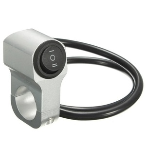 22mm 7/8 "범용 오토바이 3 방향 스위치 ON/OFF 운전 조명 스위치 클립 포함 DC 12V 오토바이 스포트라이트 헤드라이트 스위치 - Product Image 3