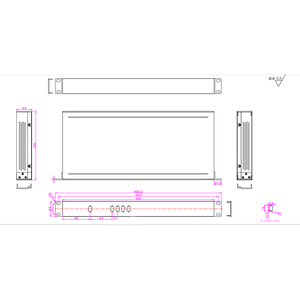 19 inch 1U <span class=keywords><strong>Rack</strong></span> gắn <span class=keywords><strong>8</strong></span> kênh 100Ghz dwdm mux demux dày đặc bước sóng bộ phận multiplexer thiết bị - Product Image 4