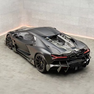 ชุดแต่งคาร์บอนไฟเบอร์แห้งสำหรับ Lamborghini Revuelto รุ่น MSY สไตล์  ประกอบด้วยลิ้นกันชนหน้า ดิฟฟิวเซอร์ สปอยเลอร์ สเกิร์ตข้าง ฝากระโปรงหน้า อัพเกรดใหม่สำหรับ Revuelto - Product Image 4