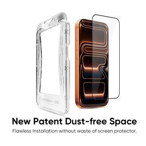 1-Click <strong>Second</strong> Paste Box Screen Protector for Apple <strong>iPhone</strong> 16 <strong>15</strong> 14 13 Pro Dustproof Full Coverage Tempered Glass Film 9H Hard - Product Image 5
