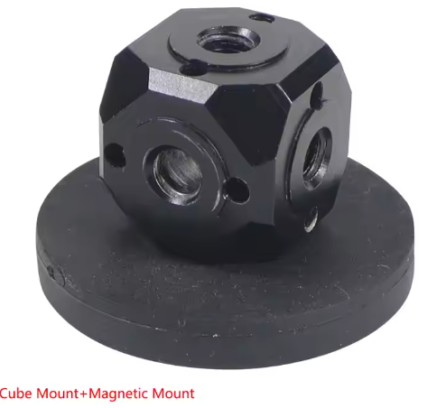 Cube Mount+Magnetic Mount  Black