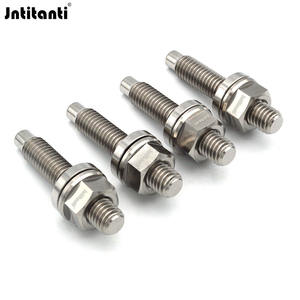 Tornillo de Aleación de Titanio Jntitanti Nuevo Gr.5 M10 <span class=keywords><strong>M8</strong></span> Grado 10.9 con Tratamiento de Superficie PVD y Tuerca de Brida para H2 - Product Image 4