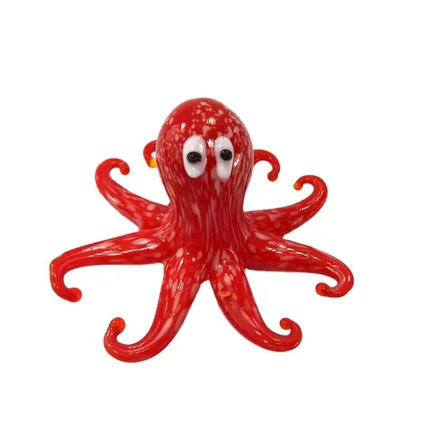 Souvenir gifts handmade octopus crafts murano glass figurines