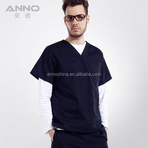 ANNO di alta qualità Unisex scrub Top uniformi colorate ospedale infermiere camicie <span class=keywords><strong>per</strong></span> uomo femminile <span class=keywords><strong>per</strong></span> cliniche mediche saloni di bellezza - Product Image 3