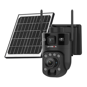 Caméra de sécurité solaire PTZ LS VISION 2K 6MP avec zoom 20x, 4G/WiFi, étanche IP66, détection de mouvement IA H.265 et audio bidirectionnel - Product Image 2