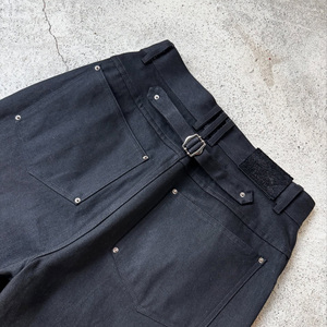 <span class=keywords><strong>Jeans</strong></span> da <span class=keywords><strong>Uomo</strong></span> Personalizzati in Denim Giapponese Selvedge Grezzo Nero Bianco a Gamba Dritta Stile Baggy - Product Image 6