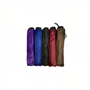 MNJ Colorful Compact Umbrella 12Pcs Ref 08412 Foldable Travel Umbrellas - Product Image 1