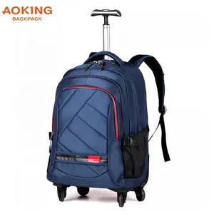 Manufacturer wholesale 42L lightweight kids travel trolley bag with 4 wheels