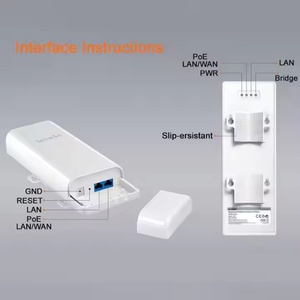 Tenda O3 5KM 2.4GHz 150Mbps Outdoor CPE Tenda 5KM 5GHz 867Mbps Outdoor CPE <b>Wireless</b> WiFi Repeater Extender - Product Image 4