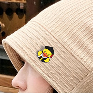 En gros, Pin's en émail et métal personnalisé, motif canard jaune mignon, Série professionnelle, pour sacs à dos et bijoux de mode - Product Image 4