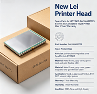 Nouvelle tête d'impression Lei, pièces détachées pour imprimante à jet d'encre compatible avec l'encre à solvant JET2 NEO GA-55-005172S, garantie 1 an