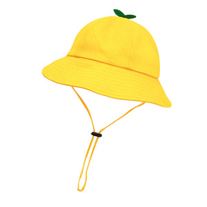 Promotional Yellow Caps for Kindergarten Primary School Students with Custom Prints