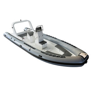 Bateau pneumatique <span class=keywords><strong>rigide</strong></span> en fibre de verre Haohai RIB760 de 7,6 m (24,4 pieds) pour 12 personnes, haute vitesse, pêche, surf, <span class=keywords><strong>kayak</strong></span>, durable - Product Image 3
