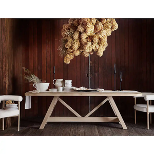 Sillas de comedor tapizadas con marco de madera de goma de tela de peluche blanca de nuevo diseño de gran oferta TOSEE - Product Image 6