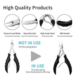 <span class=keywords><strong>Kit</strong></span> d'outils de pédicure professionnel amélioré 7 pièces/ensemble, coupe-ongles, outils pour les ongles incarnés - Product Image 3