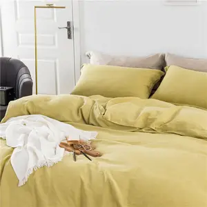 Oeko-tex-zertifiziertes Produkt Flachs Leinen Bettwäsche Bettlaken Bett King Size Wohlbefinden und Natürlich keit Bio-Leinen Bettwäsche