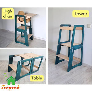 Tour <span class=keywords><strong>d</strong></span>'apprentissage moderne réglable pour enfants pour chambre à coucher salon salle à manger siège <span class=keywords><strong>d</strong></span>'<span class=keywords><strong>appoint</strong></span> pour enfant pour nourrir bébé chaise haute pour enfants - Product Image 2
