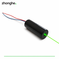 Module laser à ligne verte Powell Lens 515nm 520nm 20mW, diode laser industrielle OEM, CE RoHS, garantie 1 an, origine Chine