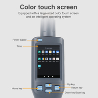 Lecteur RFID portable 134,2 kHz pour animaux, compatible Android 13, avec fonction de développement, pour micro-puces et balises RFID, idéal pour l'élevage