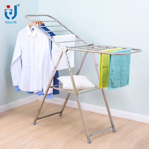 Séchoir à linge pliable en métal pour <span class=keywords><strong>salle</strong></span> <span class=keywords><strong>de</strong></span> <span class=keywords><strong>bain</strong></span> avec support pliable amovible pour séchage à un seul niveau - Product Image 4